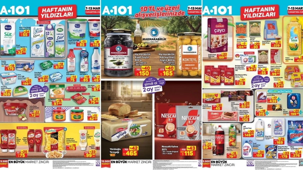 A101’de 7-13 Mart Haftasına Özel Fiyat Alarmı: Temel Gıdada Büyük Tasarruf Devri
